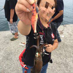 キャンプの合間に魚釣り