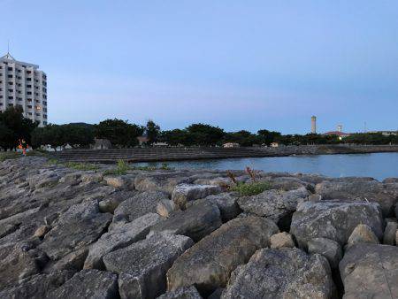 石垣島旅行 夕飯前にちょい釣り