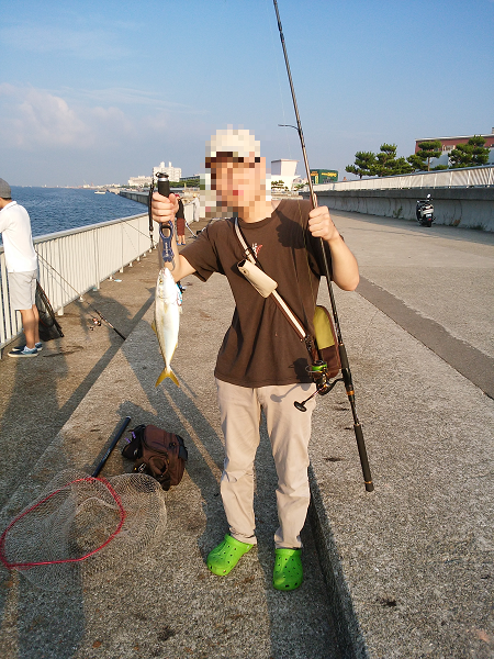 次男に初ツバス