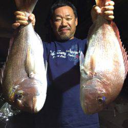 マイボートでタイラバで真鯛