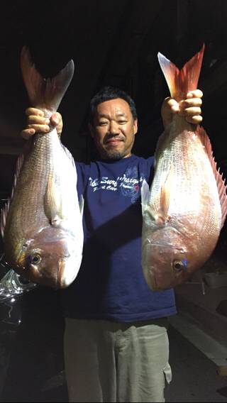 マイボートでタイラバで真鯛