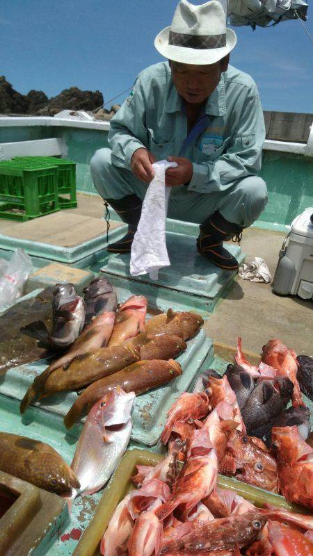 香住 旬香丸 生き餌根魚狙い