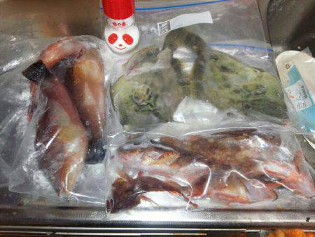 魚探には、お魚マークの大行列なのに！