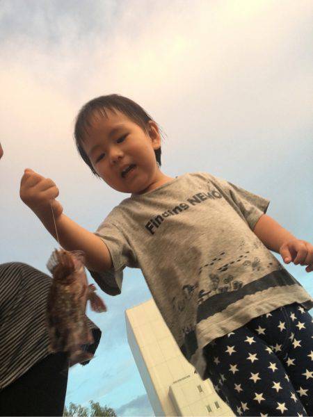 子供とガシラ釣り