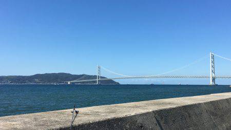 台風後ショアジギ