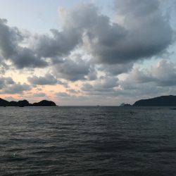 夕まづめエギング 渋い