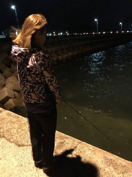 今夜も新子釣り