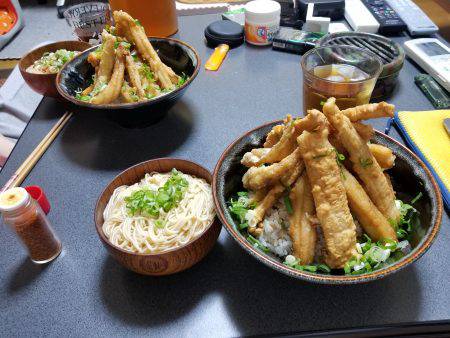 仕事帰りにワインド太刀魚