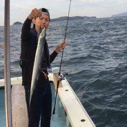 天佑丸さんにてタチウオジギング