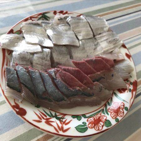 ツバス(48cm)タチウオ