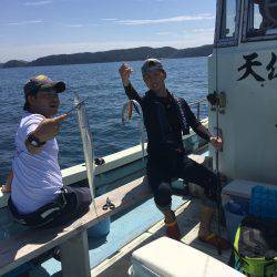 天佑丸さんにてタチウオジギング