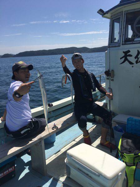 天佑丸さんにてタチウオジギング