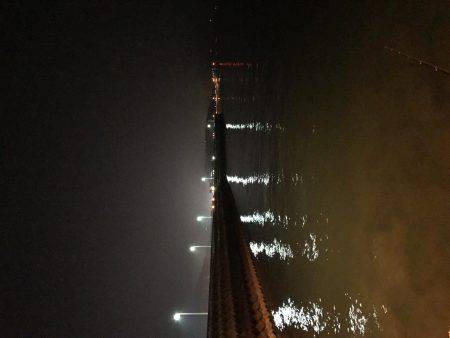 仕事帰りにエギング