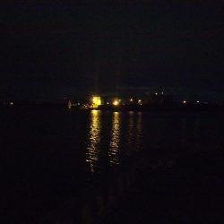 台風前の釣行だが…