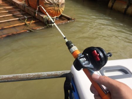 佐仲ダムでワカサギ釣り