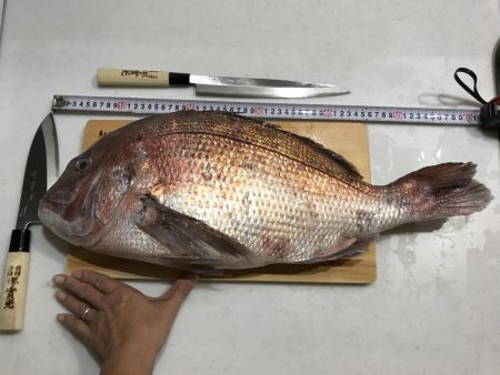 海上釣堀辨屋にて