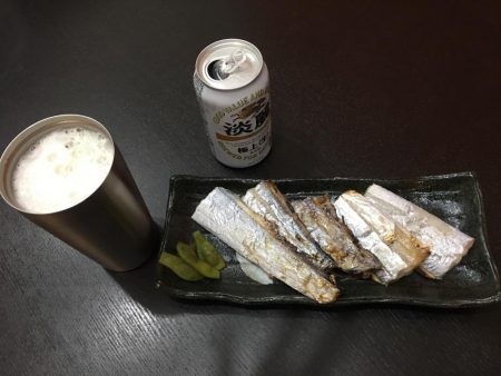 アオリからのタチウオ