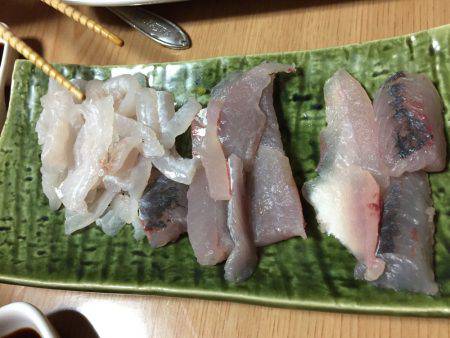 アジのち太刀魚