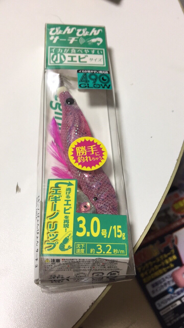 雨か降る前にエギング、アジング
