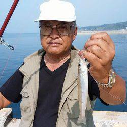 都志港へキス調査