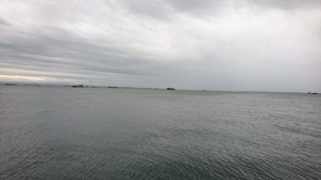 台風前のチャレンジ♪