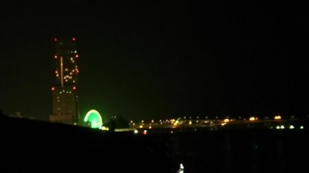 夜中は釣れず…