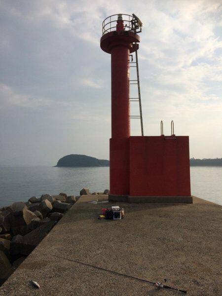 福吉漁港で朝からジギング