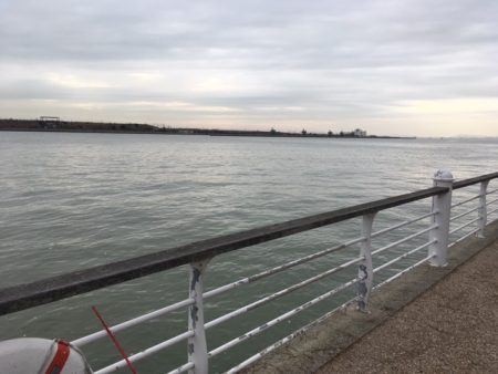 大阪舞洲（まいしま）でカニでヘチ釣り　食いが渋かった！