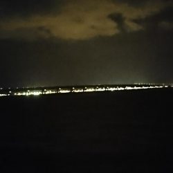 夜中は釣れず…