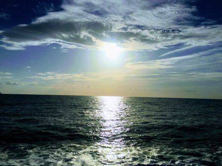 大里松原海岸  スマガツオ2匹 弓角