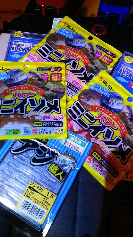 アオリとアジのダブルヘッダー