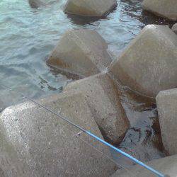 テトラでガシラ釣り