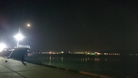 林田でタチウオ