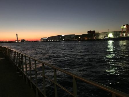 太刀魚2本で撤退