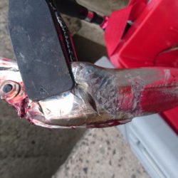 アオリのつもりが、、、