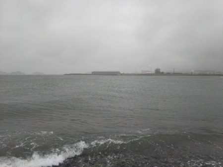 阿南市の大野突堤でタチウオ