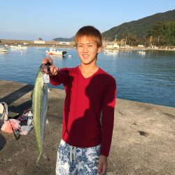 サゴシ2匹 ショアジギング