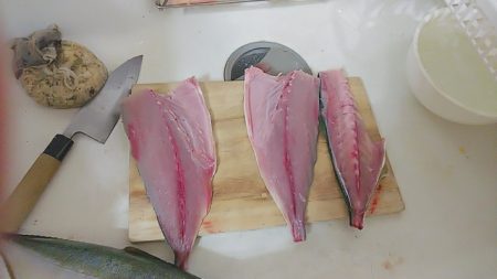 小雨がパラパラの中…