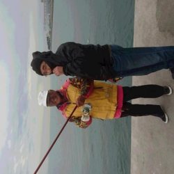 爆釣期待し東二見白灯台波止へ