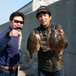 東二見人工島へ落ちギス狙い