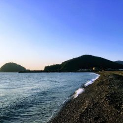 大里松原海岸 エギング