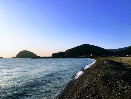 大里松原海岸 エギング