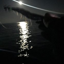 連休最終日初心者にレクチャーエギング