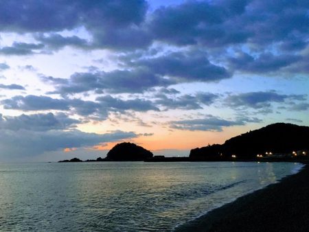 大里松原海岸 アオリイカ