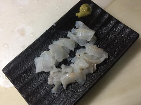 夜のガシラ釣り