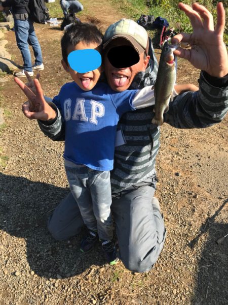 管理釣り場でトラウト！