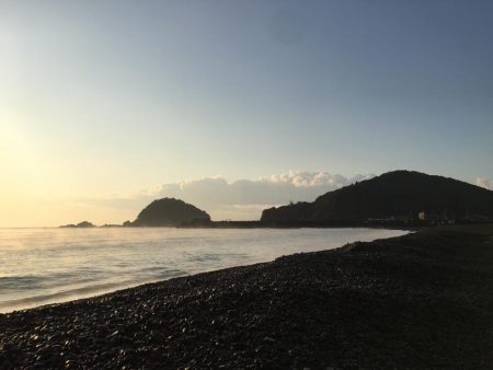 大里松原海岸 小イカ スマ