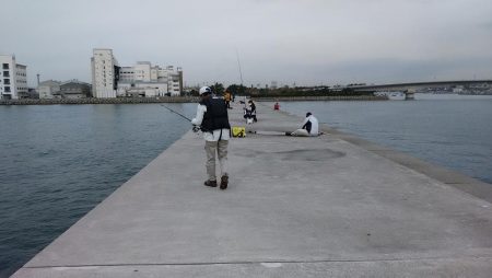 東二見白灯台でキス狙い