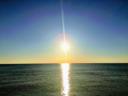 大里松原海岸 ハマチ3匹