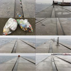 ショアジギング&釣り場の掃除